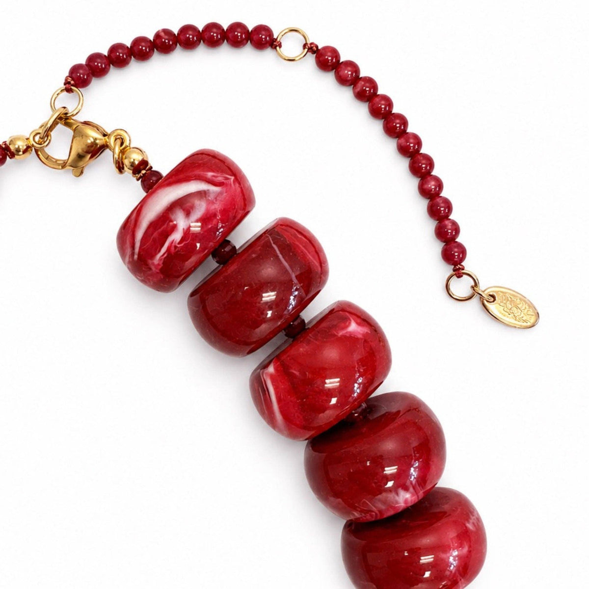 The Crimson Statement Necklace