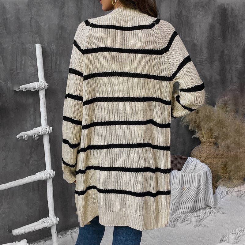 HARPER STRIPED CARDIGAN