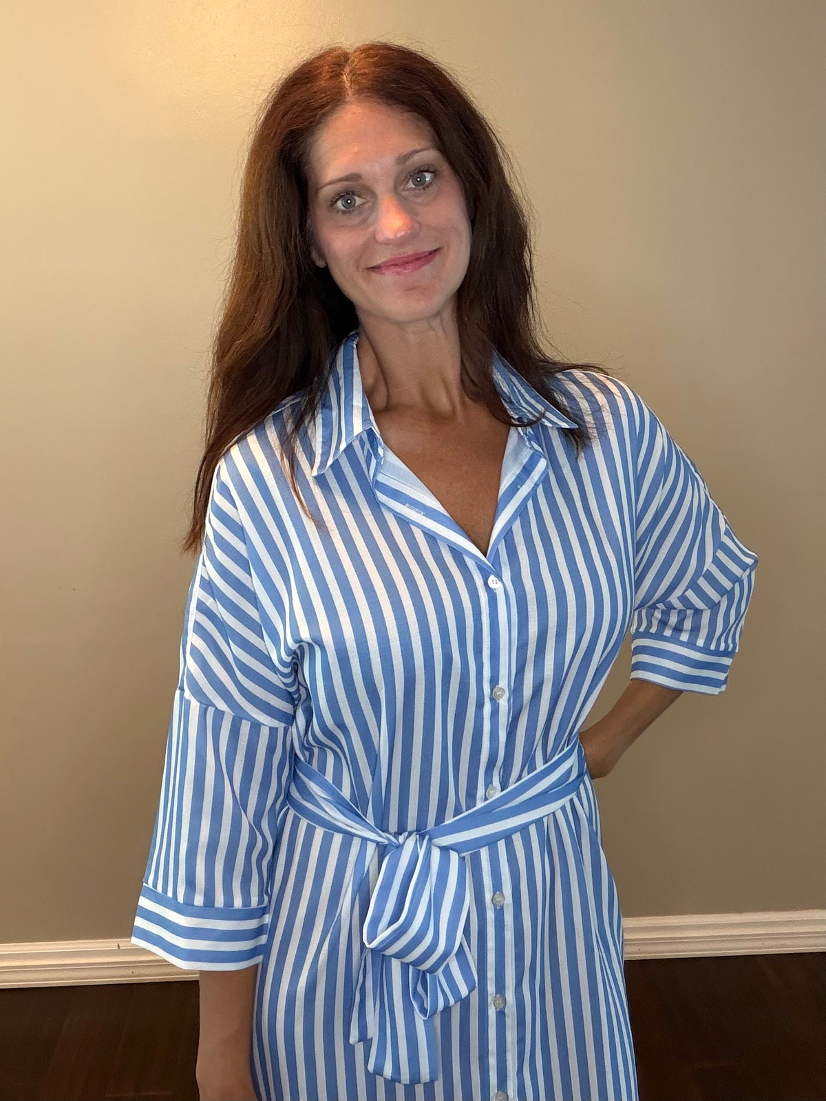 HARPER STRIPE DRESS