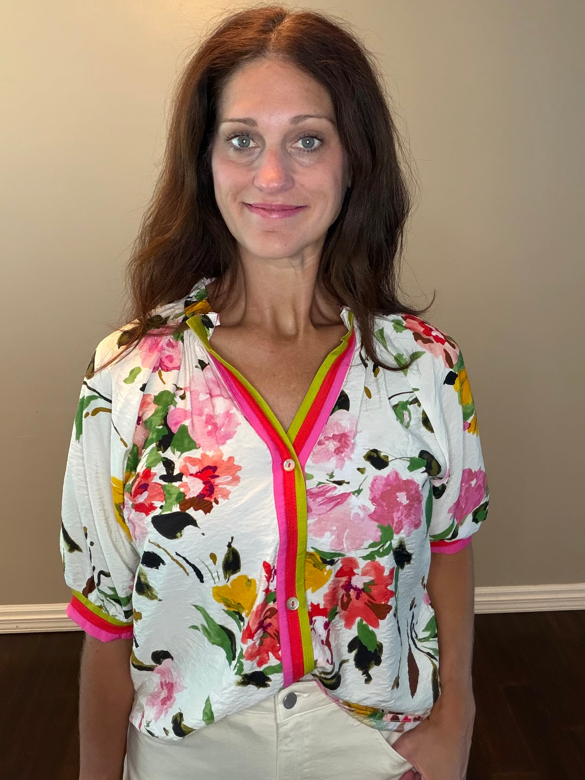POPPY FLORAL BLOUSE