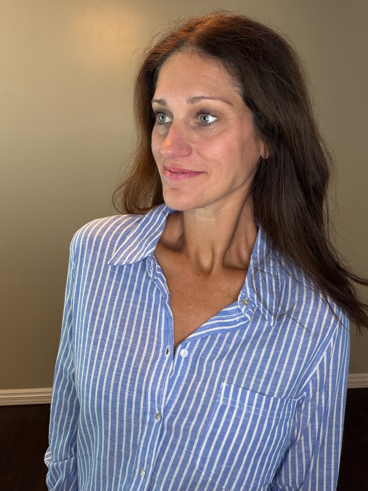 CAROLINE STRIPE SHIRT