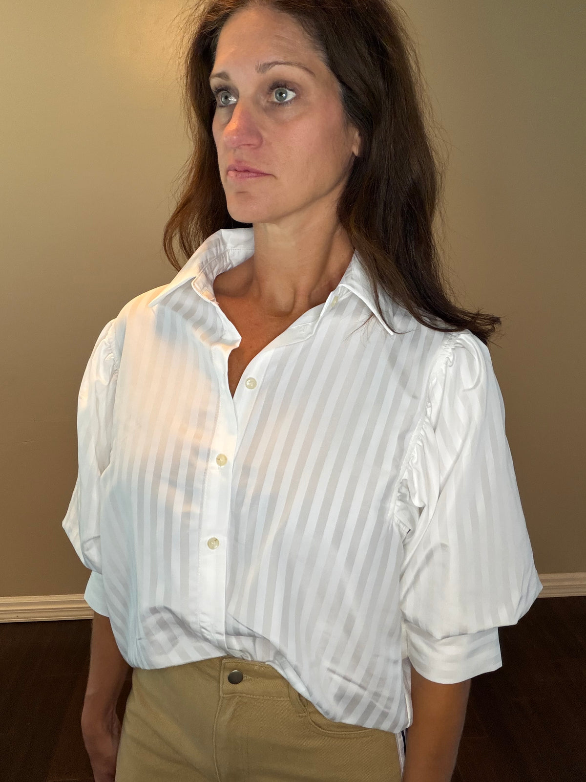 CHARLOTTE BUTTON FRONT BLOUSE