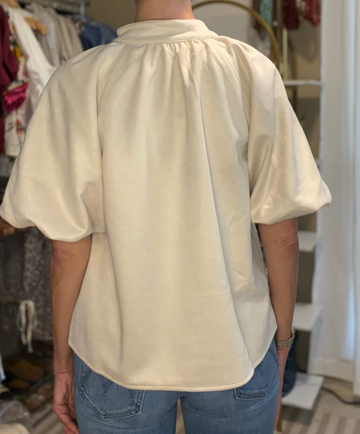 THE GILDED BUTTON TOP