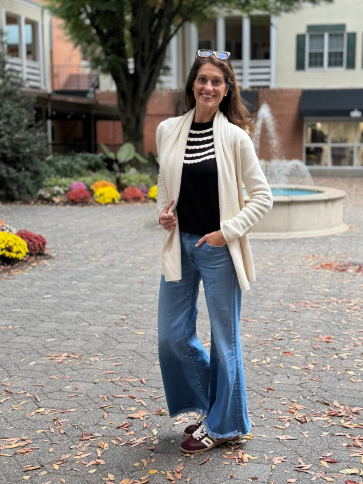 IVORY OPEN FRONT CARDIGAN