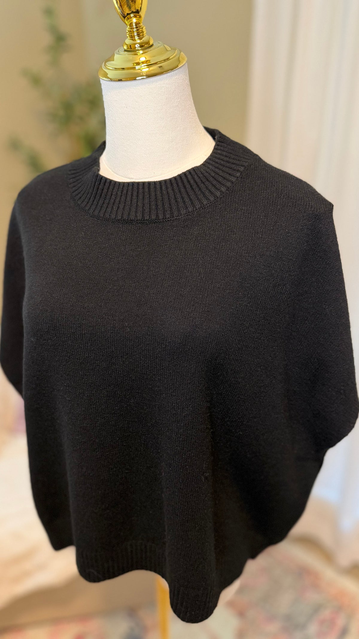 DROPPED SHOULDER SWEATER TOP