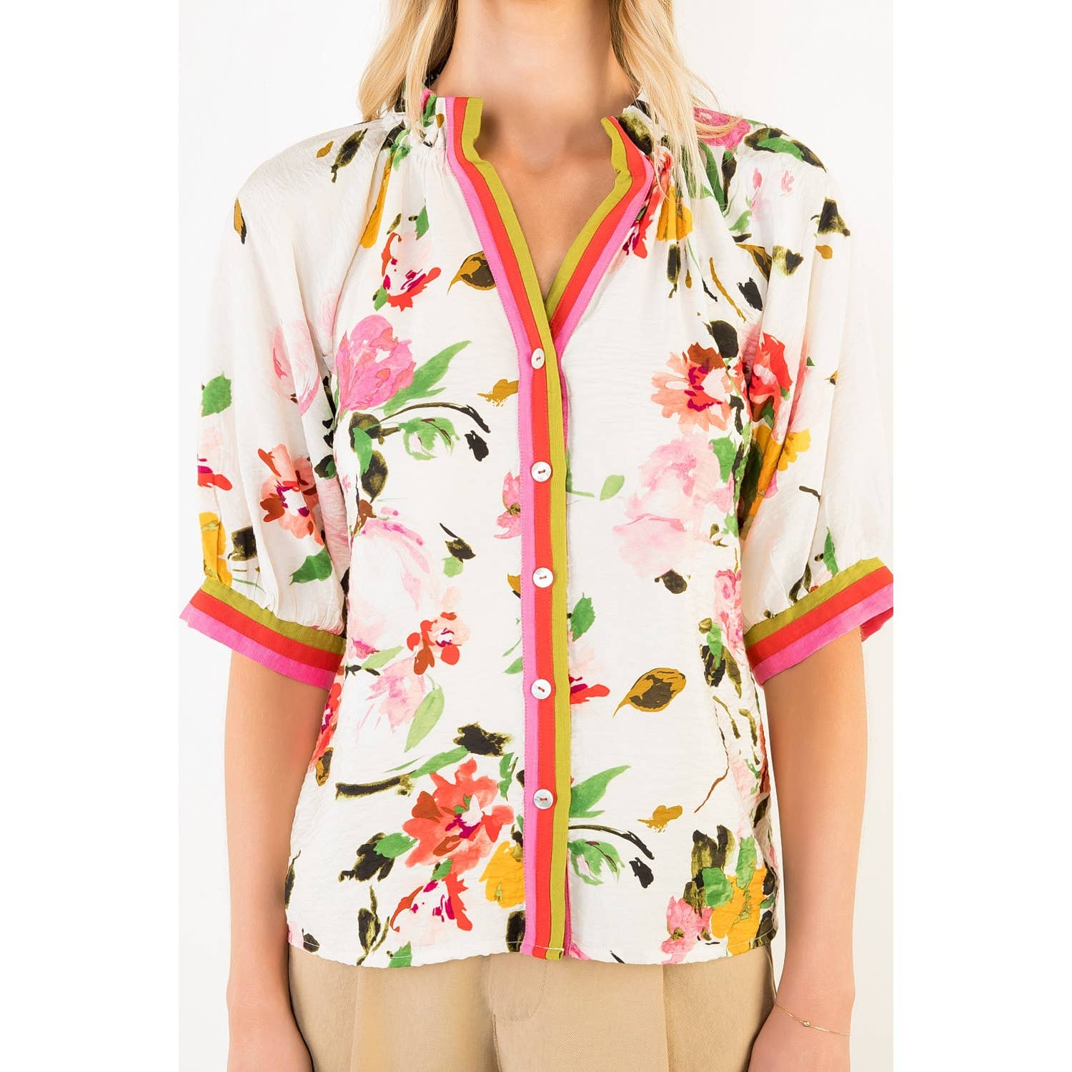 The Poppy Floral Blouse