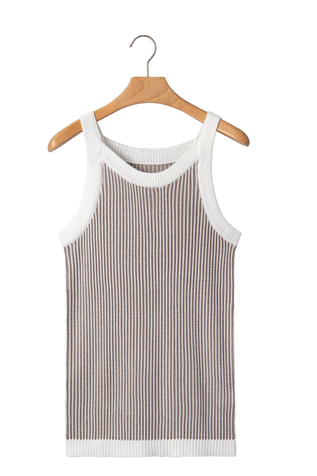 The Contrast Trim Sweater Tank