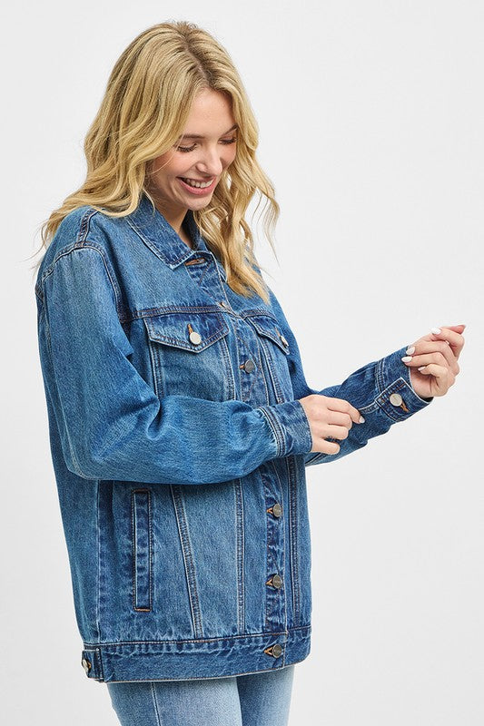 Risen Everyday Oversized Denim Jacket