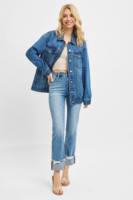 Risen Everyday Oversized Denim Jacket