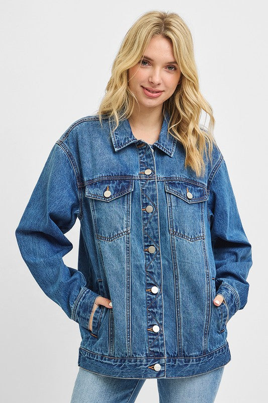 Risen Everyday Oversized Denim Jacket