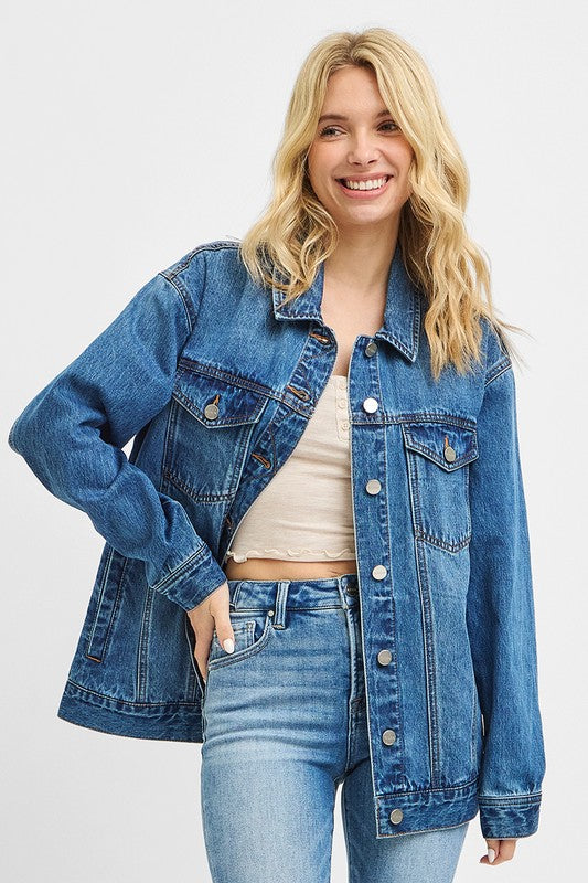 Risen Everyday Oversized Denim Jacket