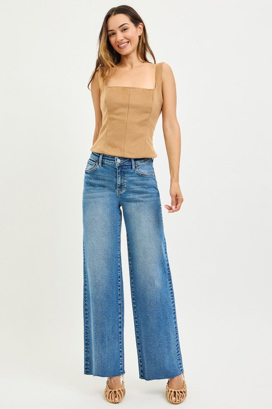 The Everyday High Rise Wide Leg Jean