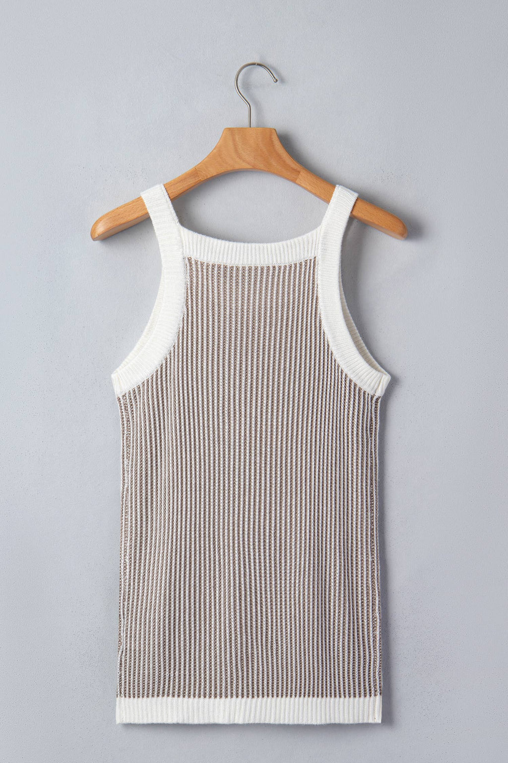 The Contrast Trim Sweater Tank