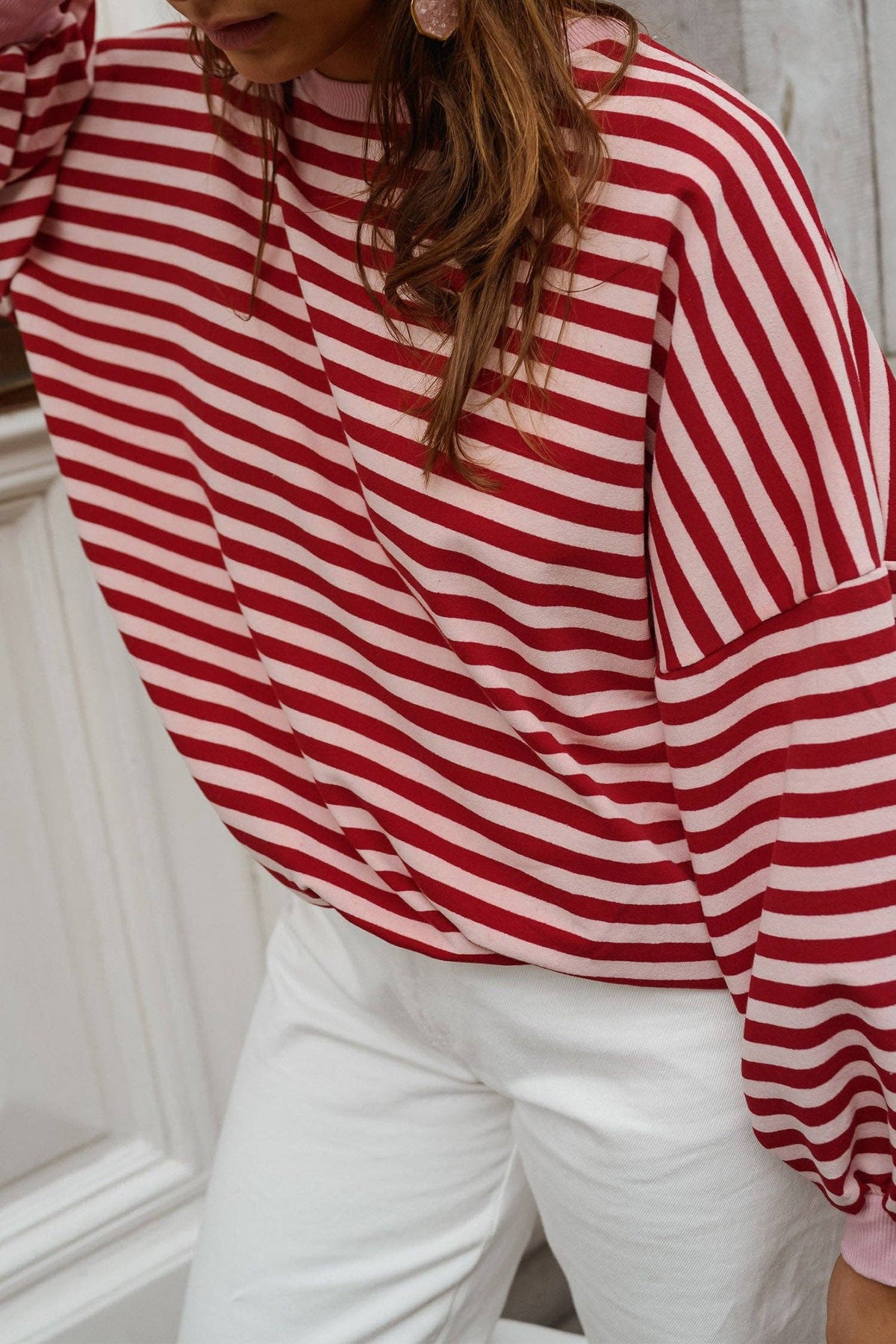 THE PEEKABOO STRIPE TOP