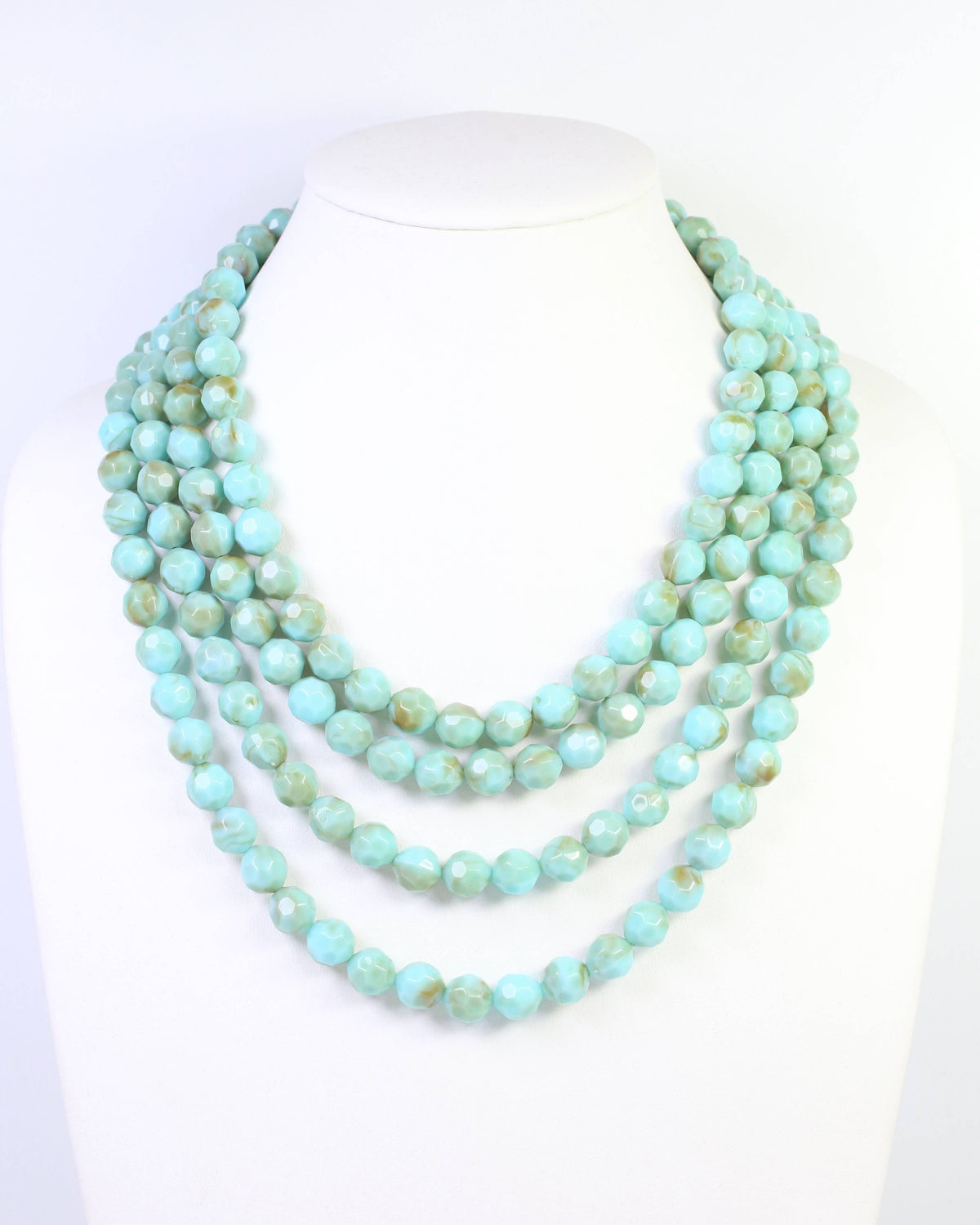THE MARIAM LAYERED BEADED NECKLACE
