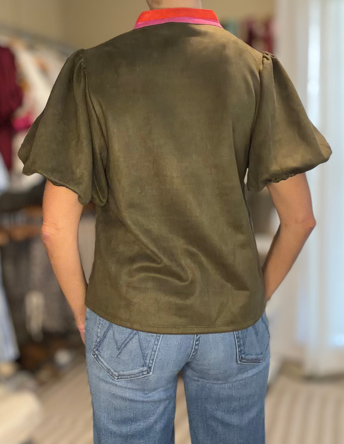 THE ELLIS SUEDE TOP