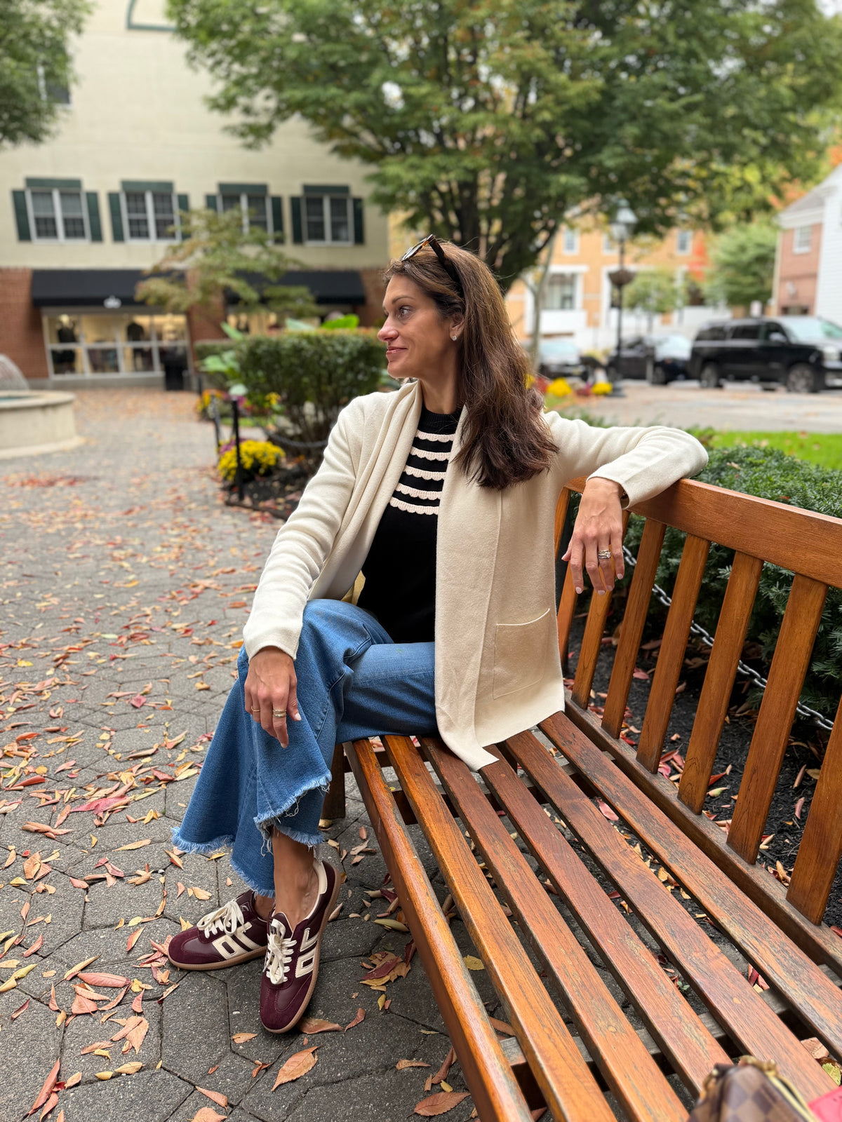 IVORY OPEN FRONT CARDIGAN