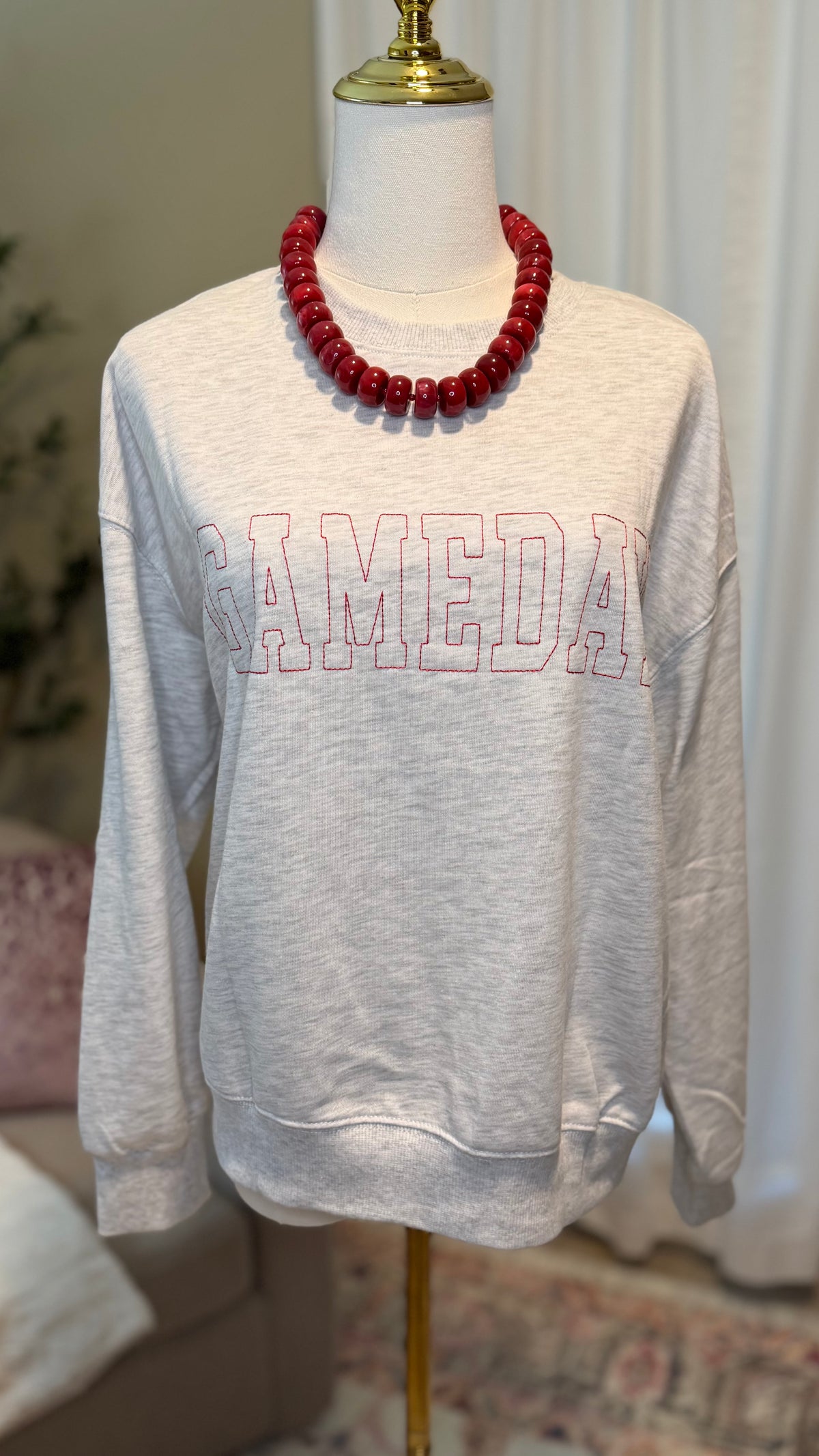 GAME DAY VARSITY SWEATSHIRT