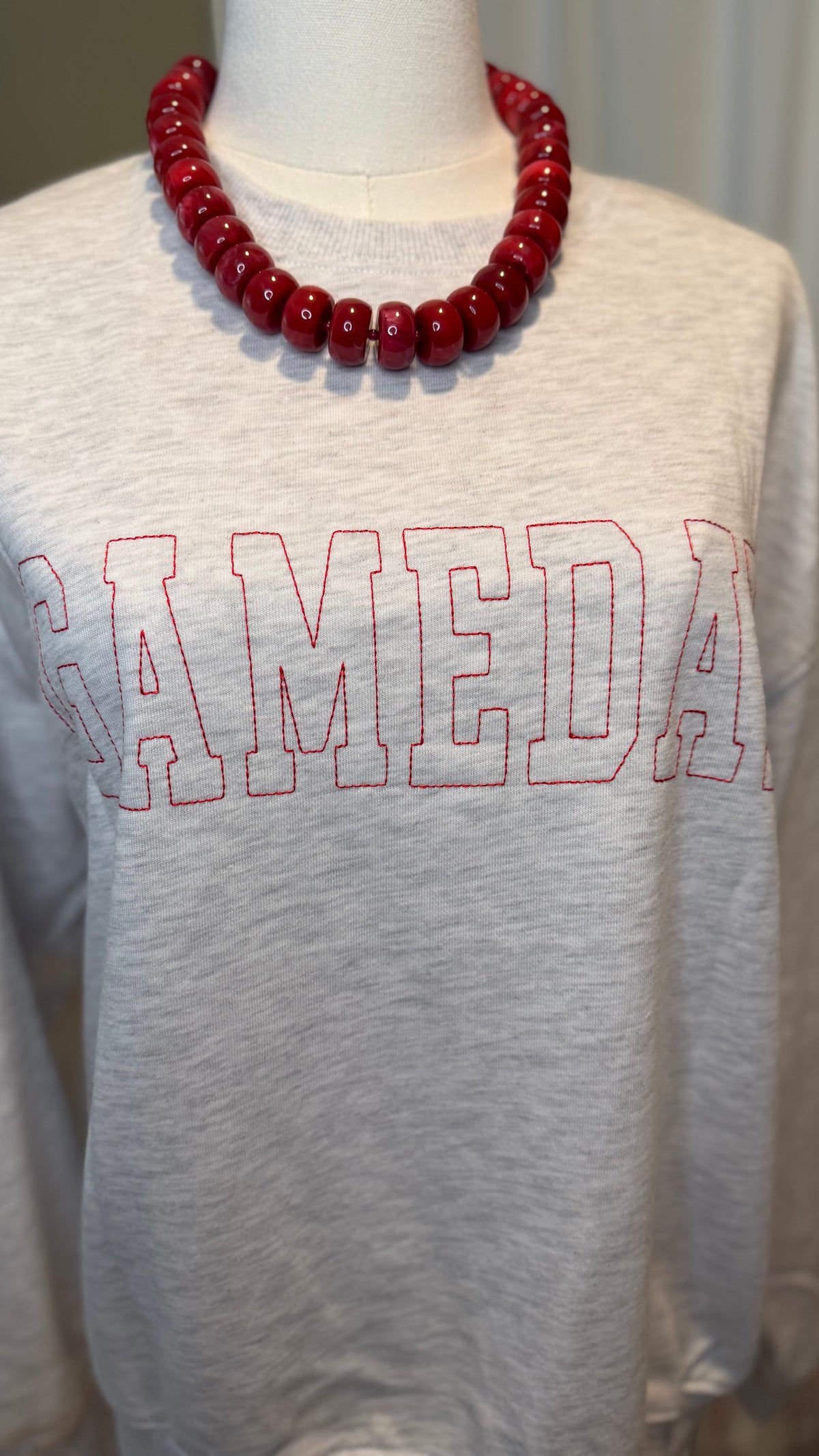 GAME DAY VARSITY SWEATSHIRT