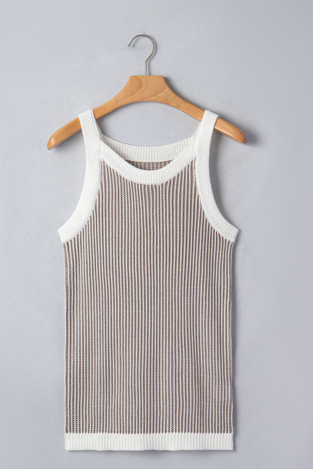 The Contrast Trim Sweater Tank