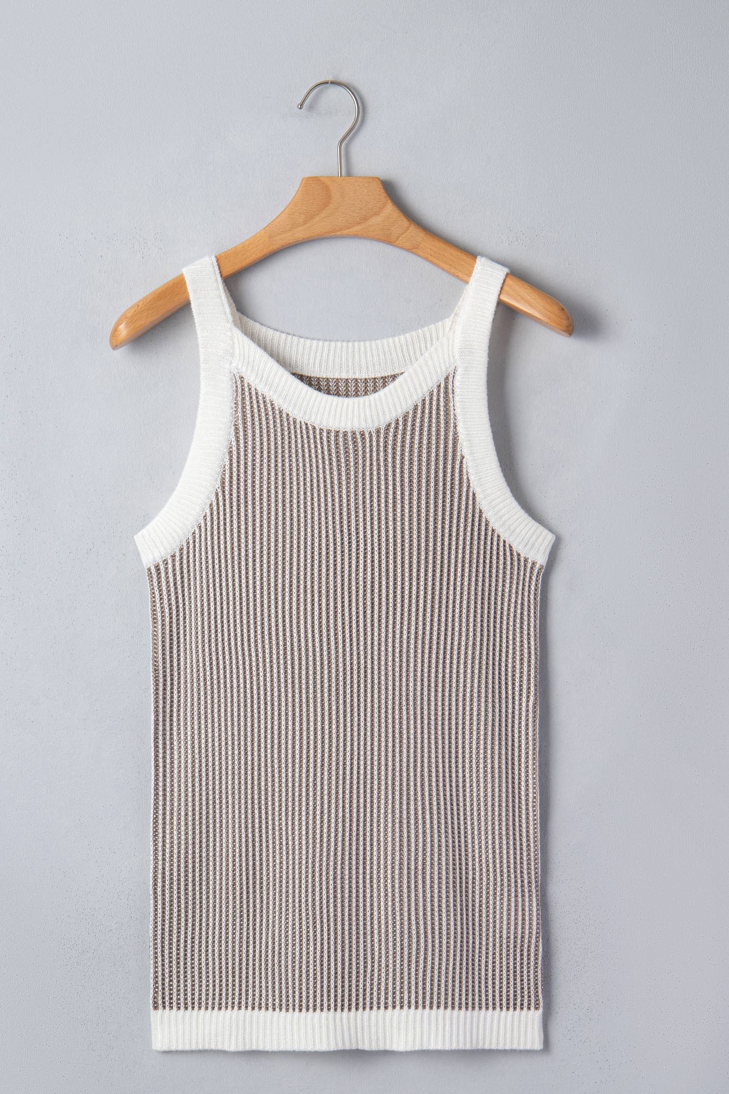The Contrast Trim Sweater Tank