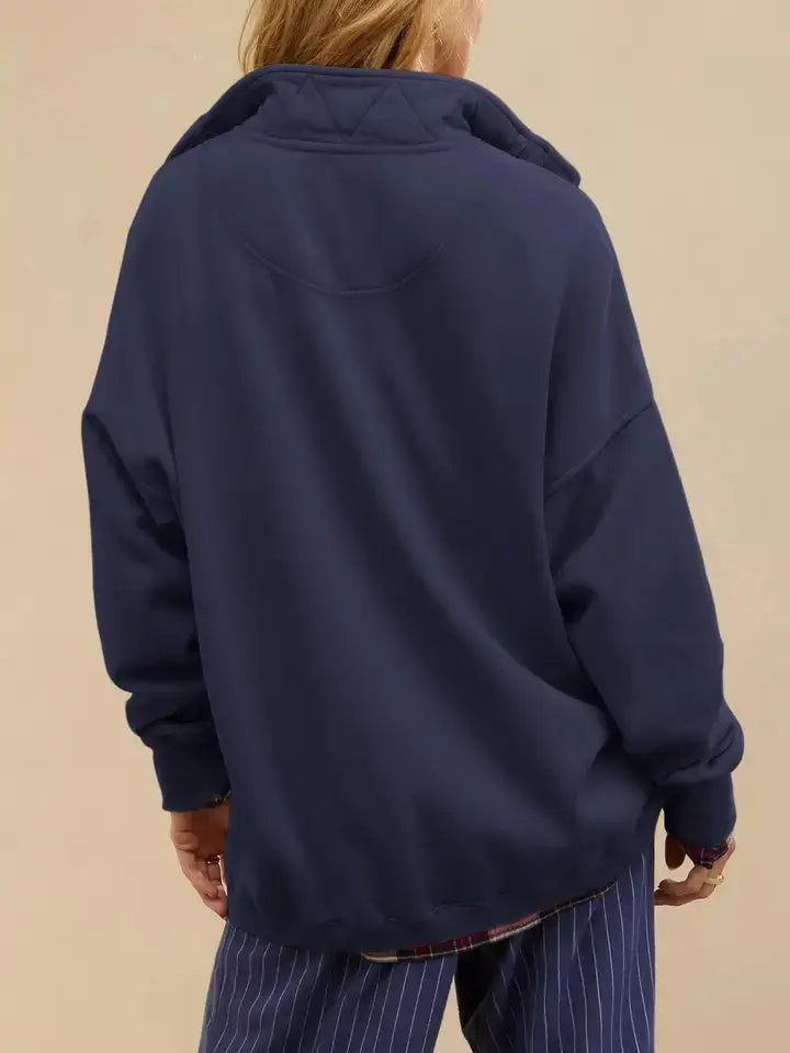 THE WEEKEND FUNNEL NECK PULLOVER