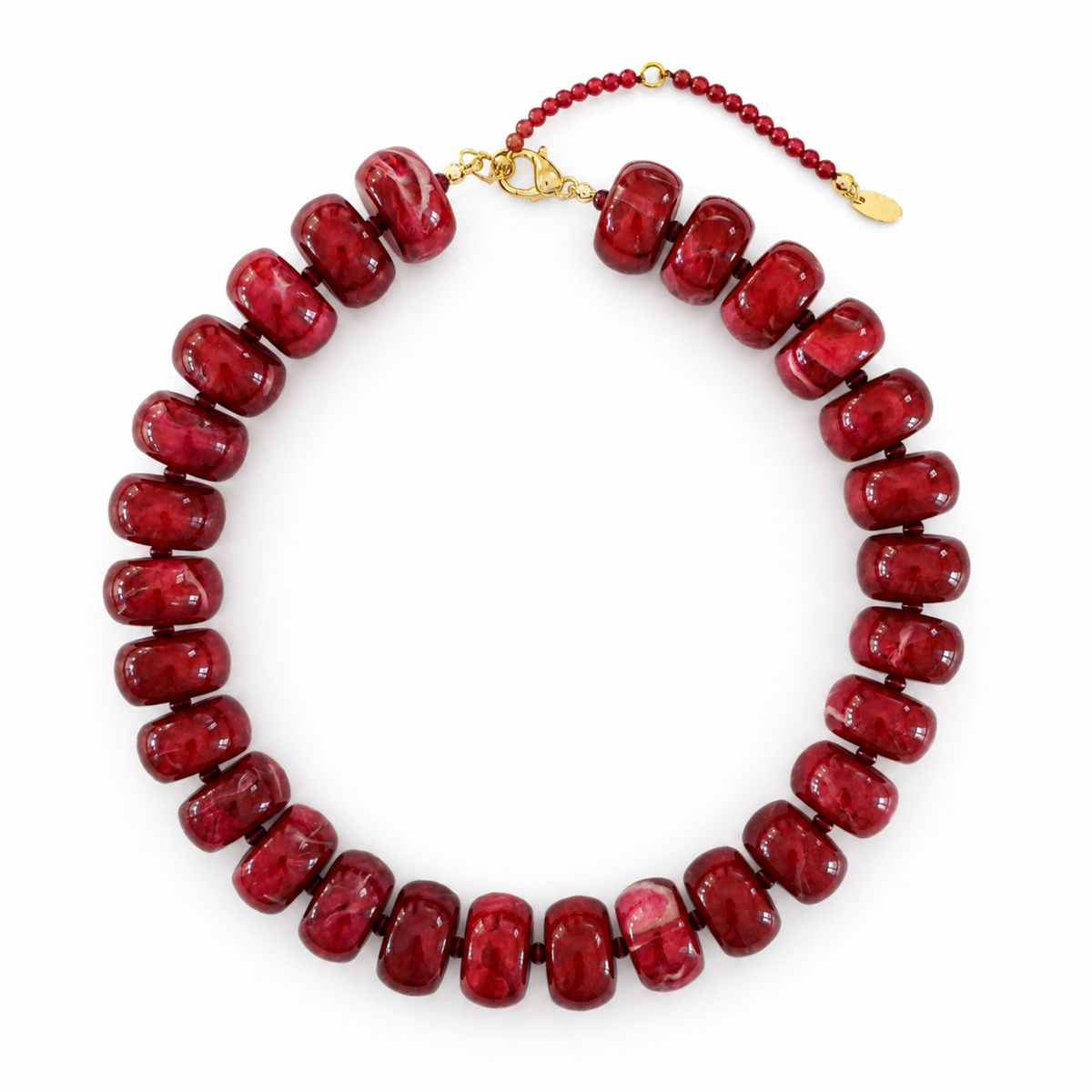 The Crimson Statement Necklace